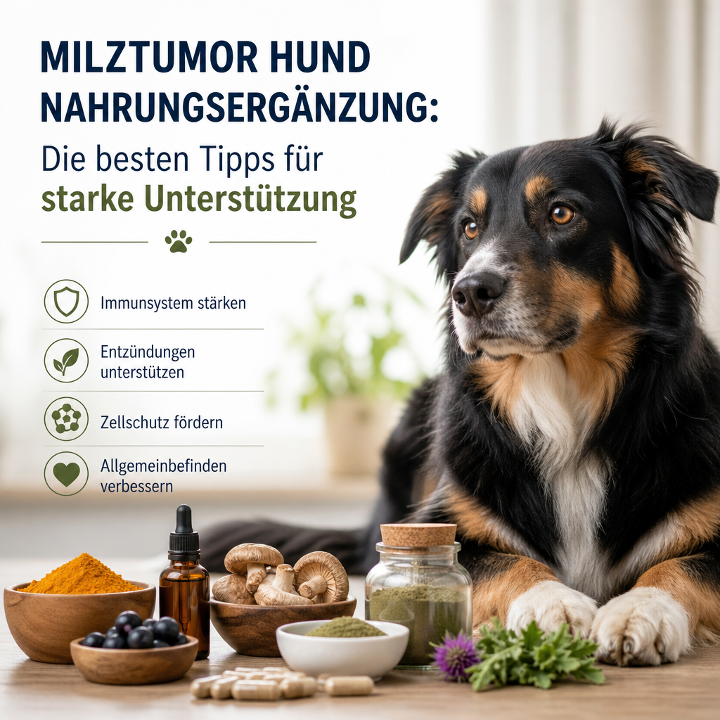 Milztumor Hund Nahrungsergänzung illustration