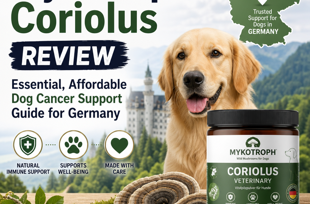 Illustration of Mykotroph Coriolus Review: Essential, Affordable Dog Cancer Support Guide for Germany
