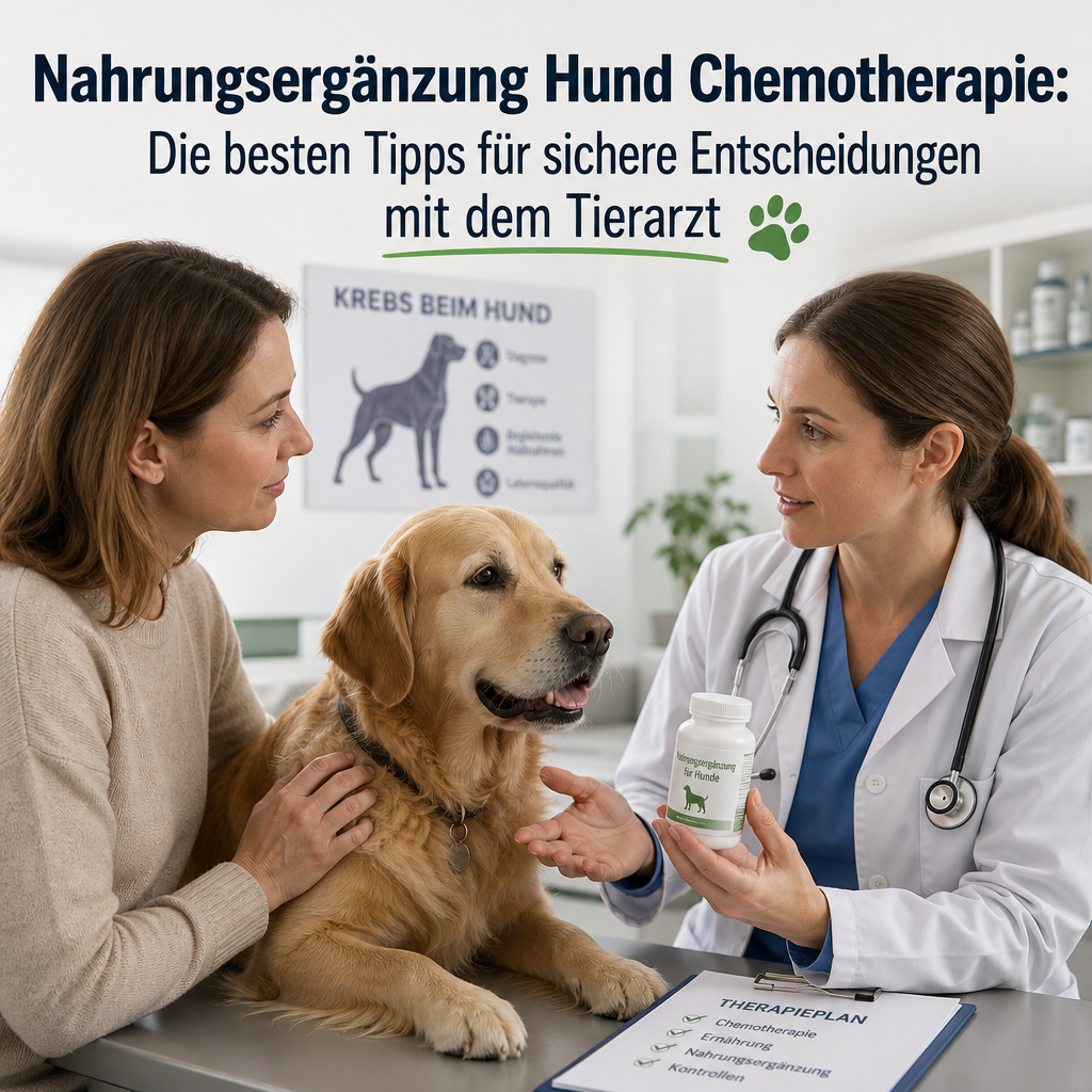 Nahrungsergänzung Hund Chemotherapie: 7 sichere und positive Tipps mit dem Tierarzt 5 Nahrungsergänzung Hund Chemotherapie illustration