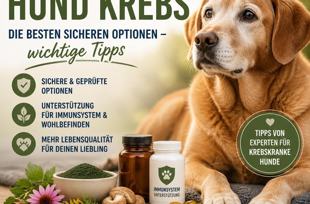 Nahrungsergänzung Hund Krebs: 7 sichere Optionen mit wichtigen, positiven Tipps