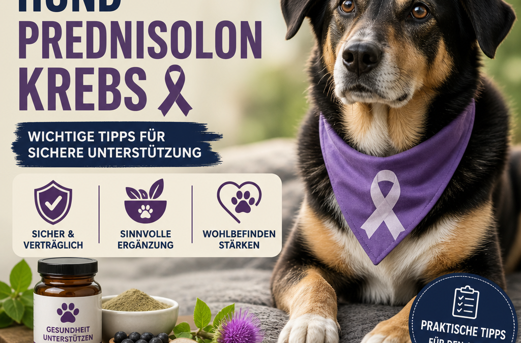 Illustration of Nahrungsergänzung Hund Prednisolon Krebs: Wichtige Tipps für sichere Unterstützung