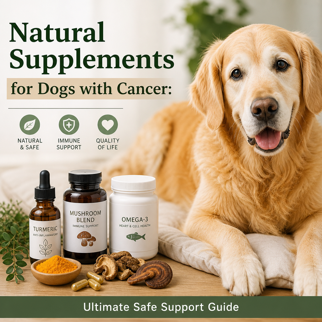 Natural Supplements for Dogs with Cancer: 7 Safe and Powerful Support Tips 1 natural supplements for dogs with cancer illustration