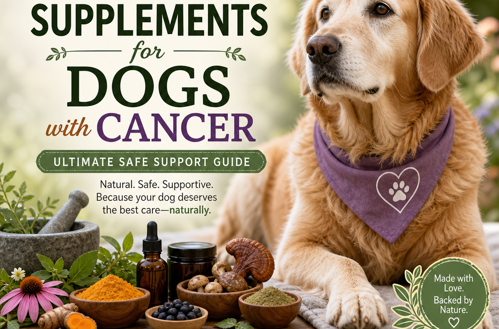 Suplementos Naturais para Cães com Câncer: 7 Dicas de Suporte Seguras e Poderosas