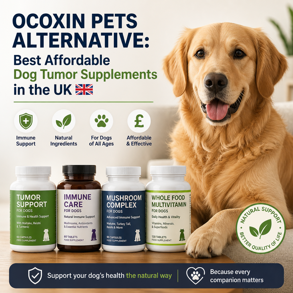 Ocoxin Pets Alternative: 7 Best Affordable Dog Tumor Supplements in the UK 1 Ocoxin Pets alternative illustration