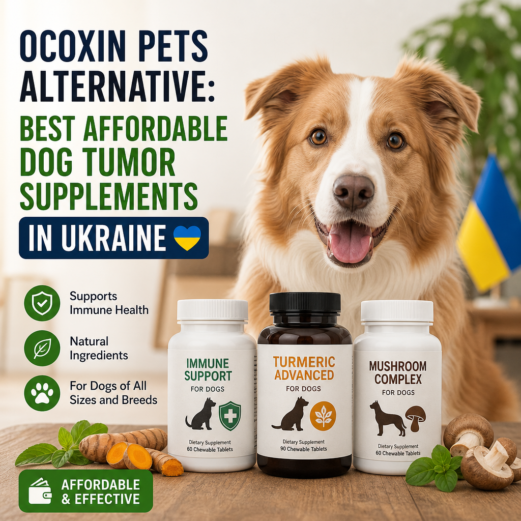 Ocoxin Pets alternative: 5 best affordable dog tumor supplements in Ukraine 1 ilustracja alternatywy Ocoxin Pets