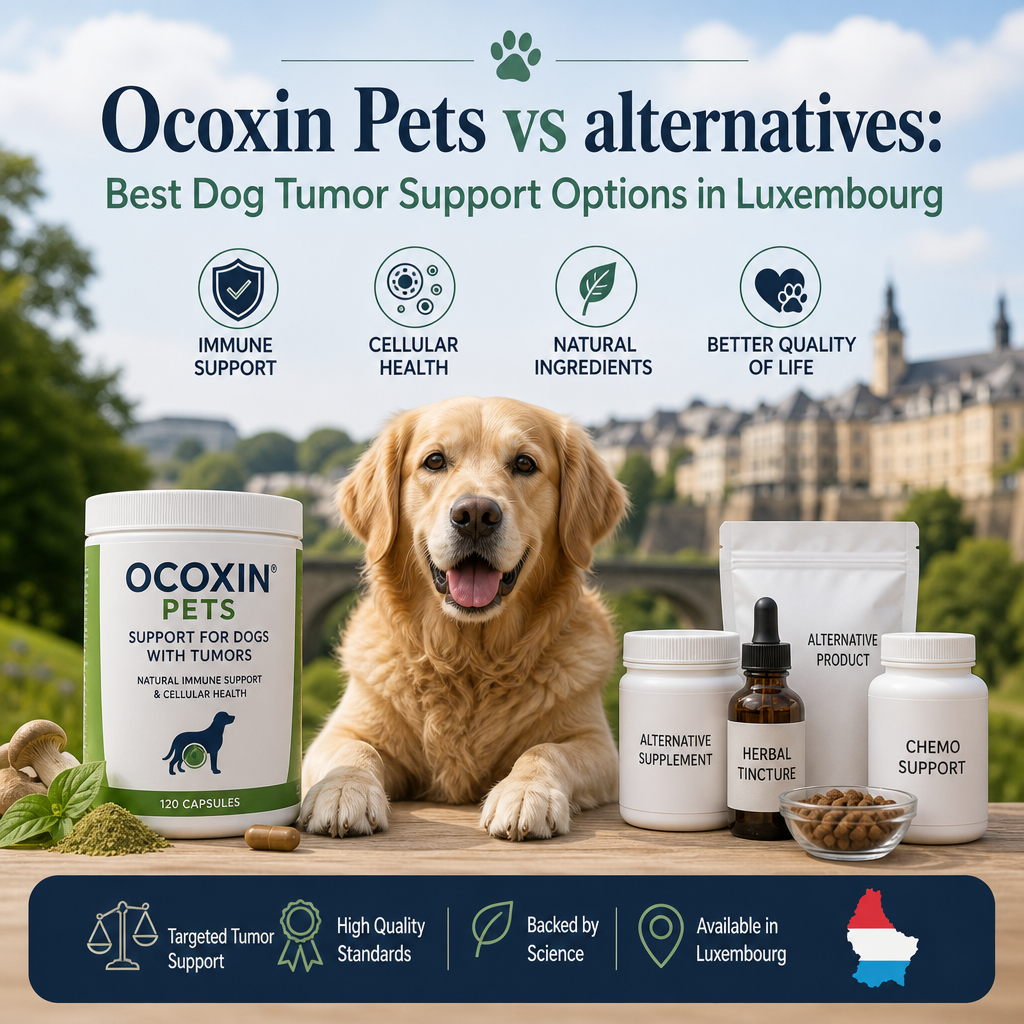 Ocoxin Pets vs alternatives: 7 Best Dog Tumor Support Options in Luxembourg 1 Illustration de Ocoxin Pets vs alternatives