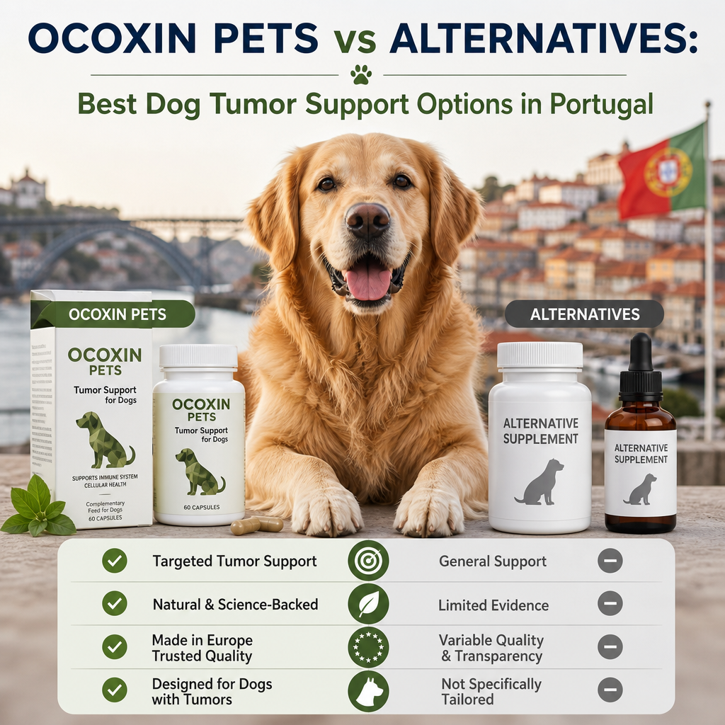 Ocoxin Pets vs Alternatives: 7 Best Dog Tumor Support Options in Portugal 4 Ilustração de Ocoxin Pets vs alternativas