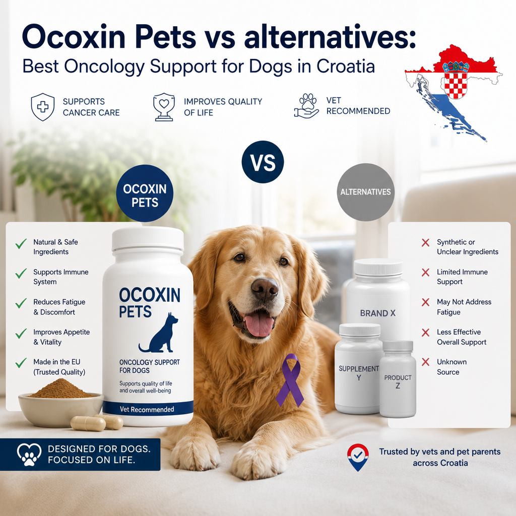 Ocoxin Pets vs alternatives: 7 Best Oncology Support Options for Dogs in Croatia 6 Ilustração de Ocoxin Pets vs alternativas
