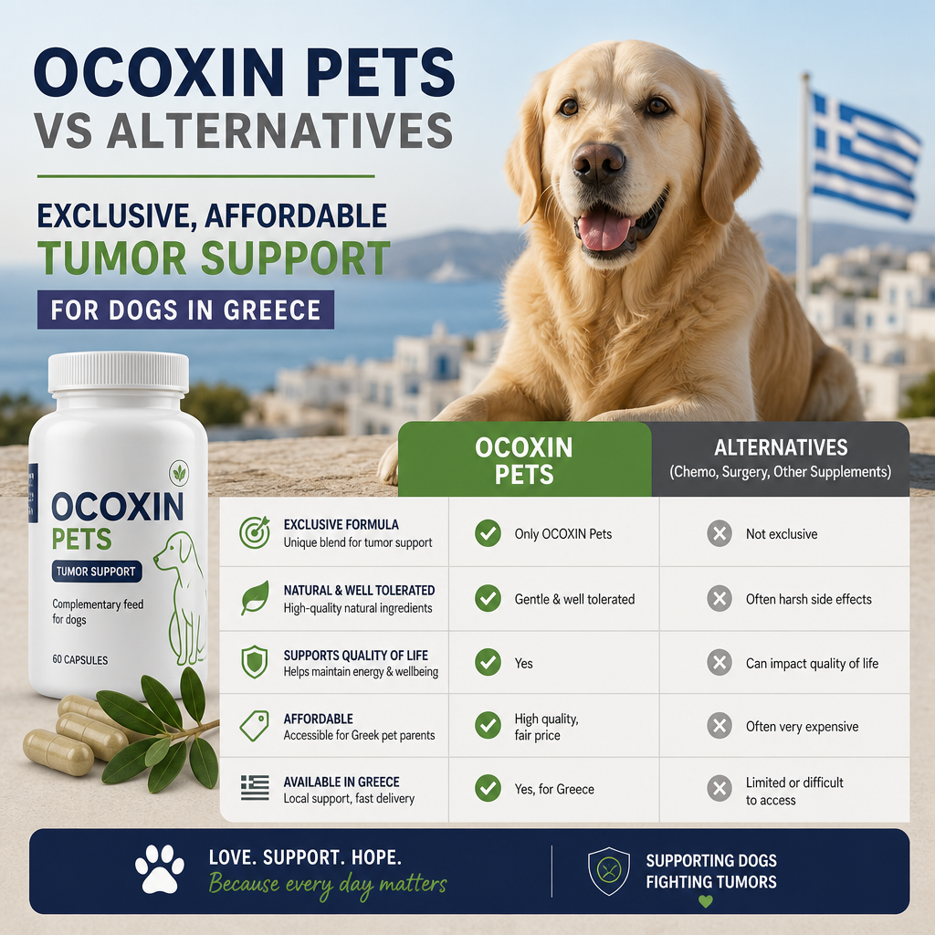 Ocoxin Pets vs alternatives: 7 Exclusive, Affordable and Powerful Tumor Support Tips for Dogs in Greece 5 Ilustração de Ocoxin Pets vs alternativas