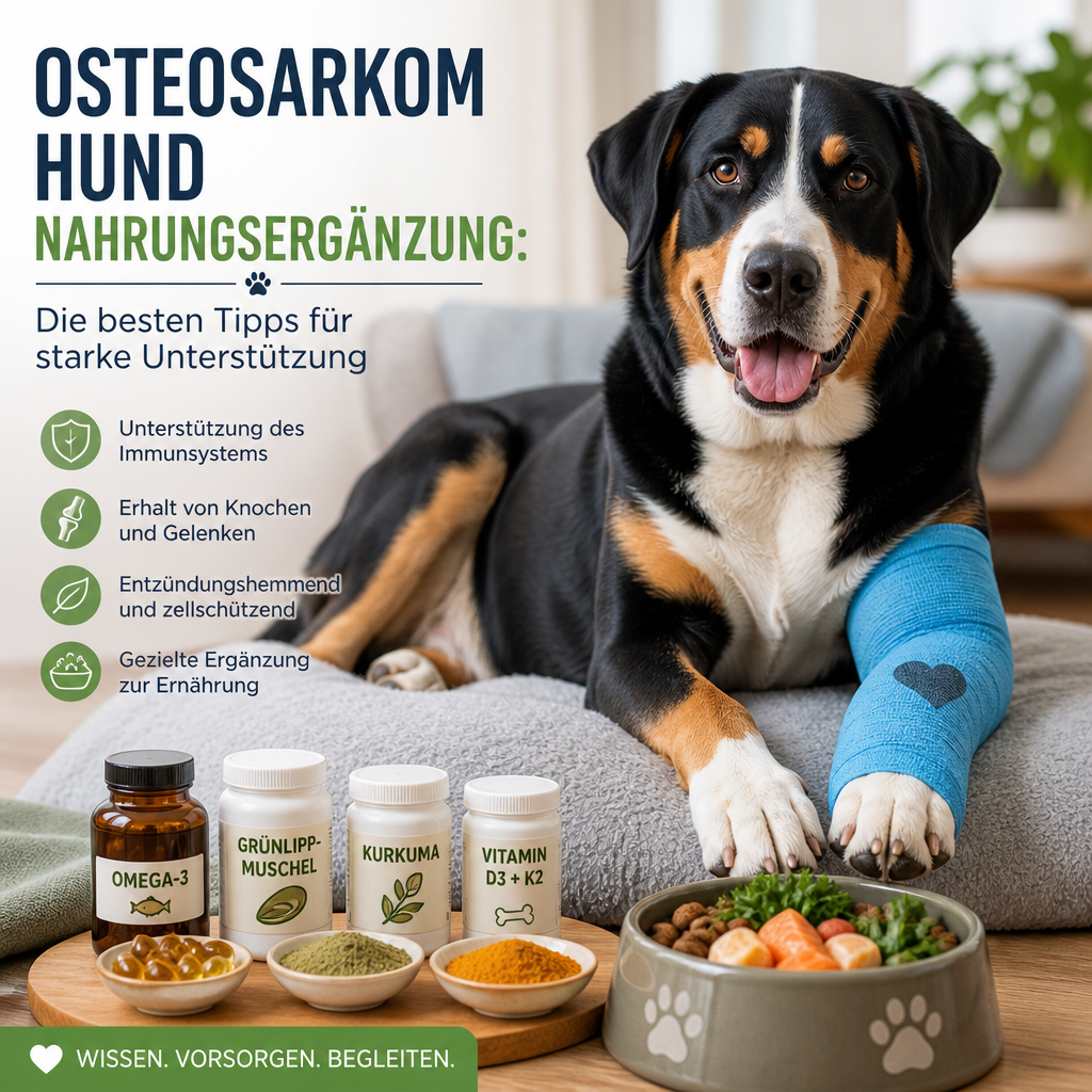 Osteosarkom Hund Nahrungsergänzung illustration