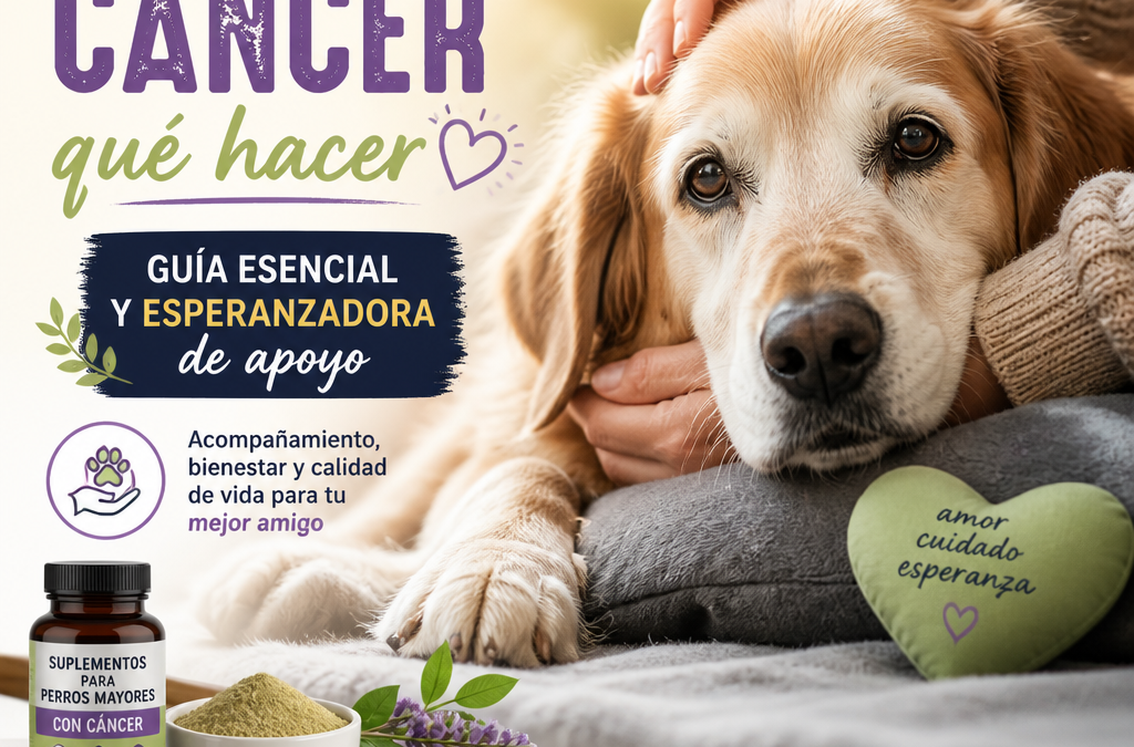 Perro anciano cáncer qué hacer: 7 pasos prácticos, útiles y esperanzadores de apoyo