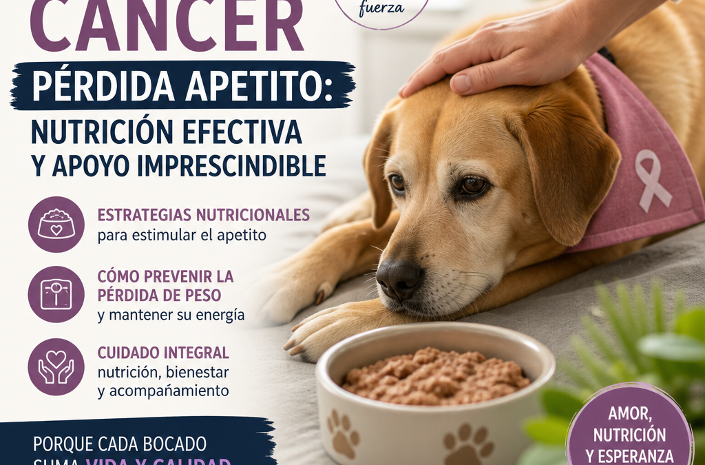 Perro cáncer pérdida apetito: 7 consejos efectivos, positivos e imprescindibles