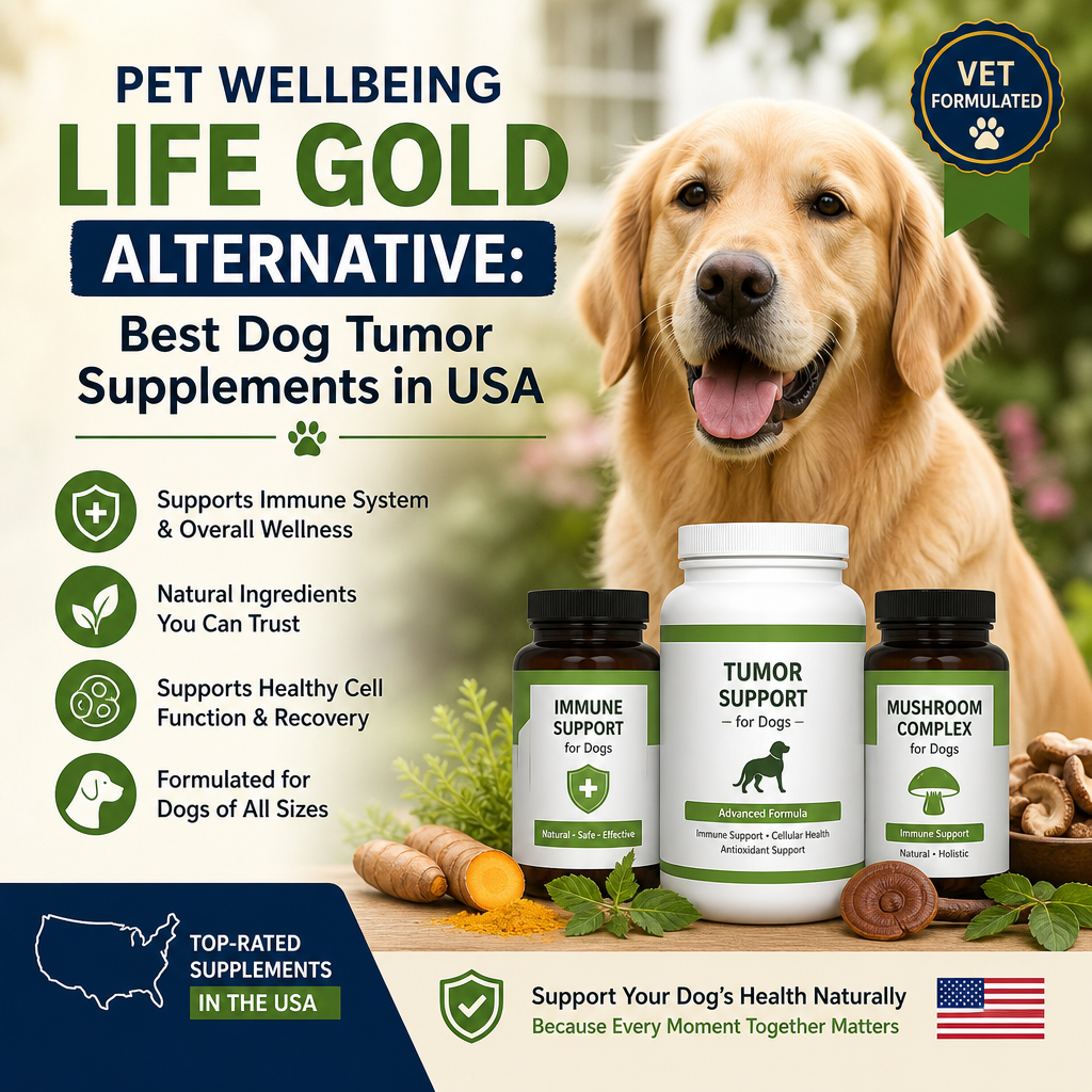 Pet Wellbeing Life Gold alternative: 5 Best Dog Tumor Supplements in USA 6 Pet Wellbeing Life Gold alternative illustration