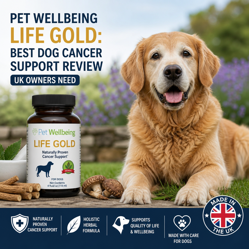 Pet Wellbeing Life Gold: 7 Best Dog Cancer Support Tips for UK Owners 5 Pet Wellbeing Life Gold illustration