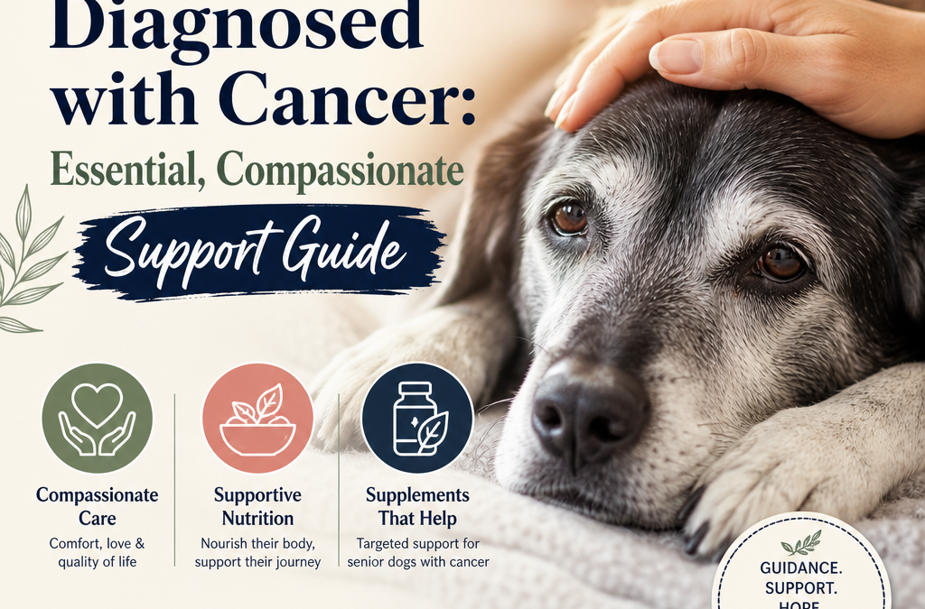 Illustration of Senior Dog Diagnosed with Cancer: Essential, Compassionate Support Guide