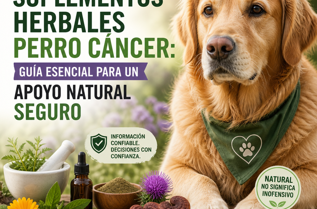Suplementos herbales perro cáncer: 7 claves esenciales para un apoyo natural seguro