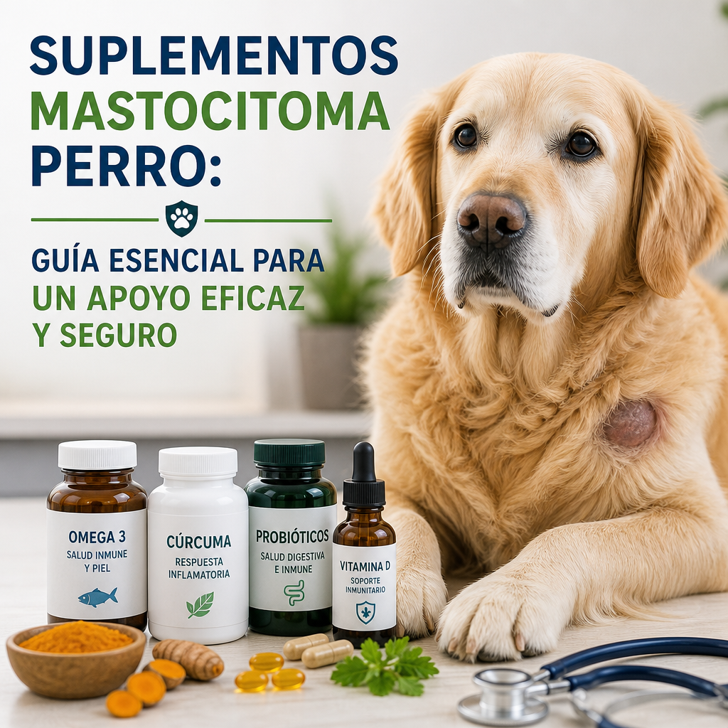 suplementos mastocitoma perro illustration