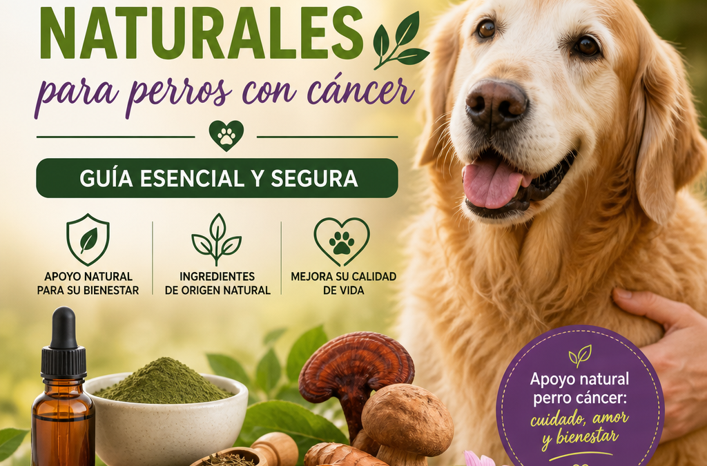 Suplementos naturais para cães com câncer: 7 chaves essenciais e seguras