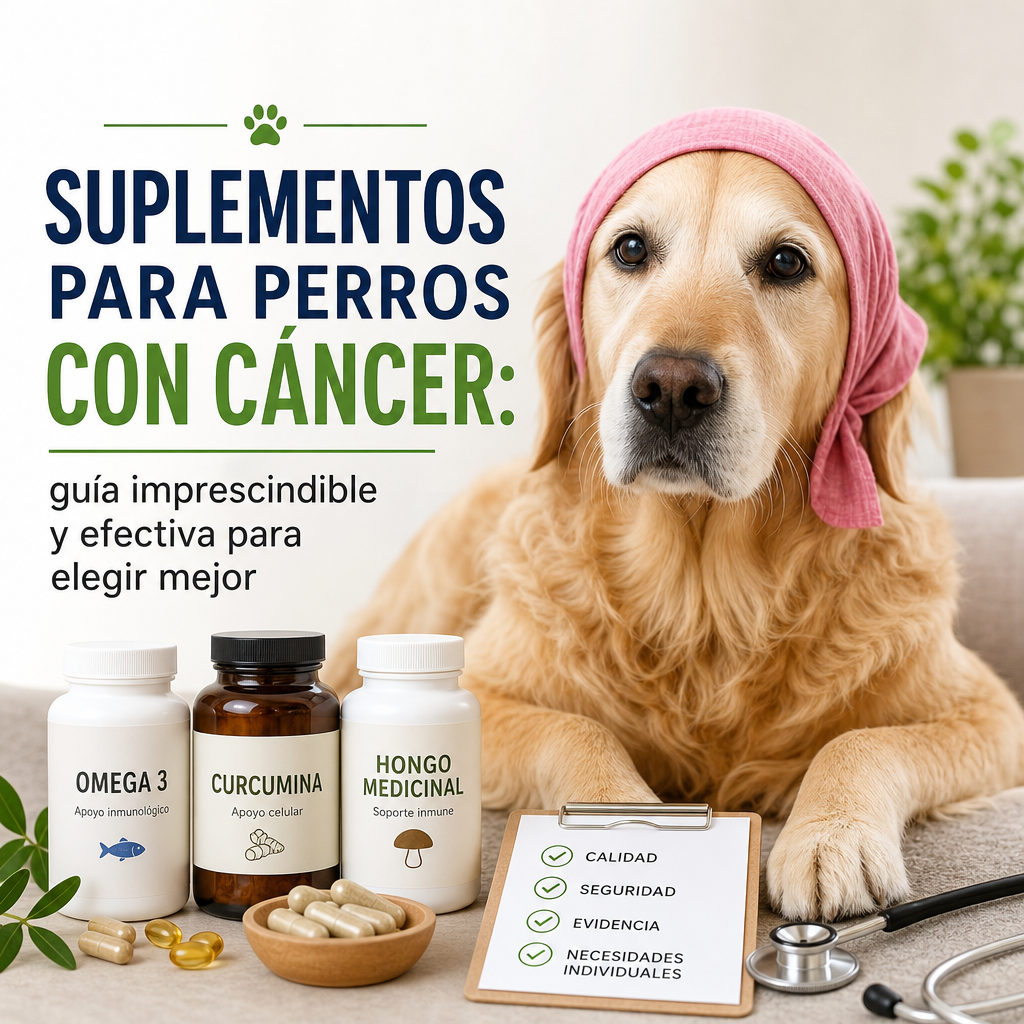 suplementos para perros con cáncer illustration