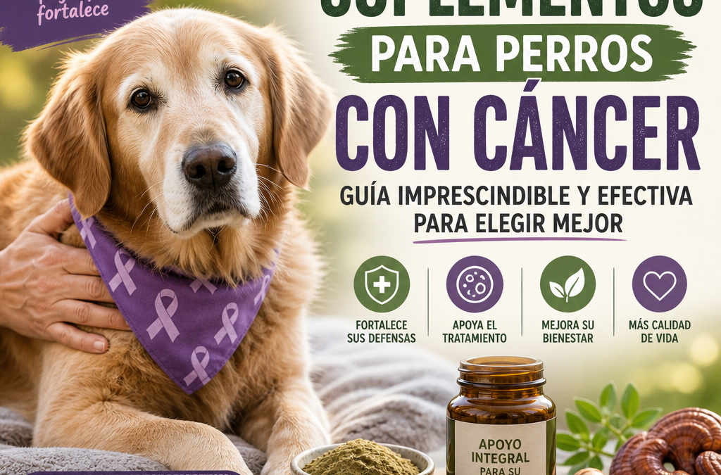 Suplementos para perros con cáncer: 7 consejos imprescindibles, seguros y positivos para elegir mejor