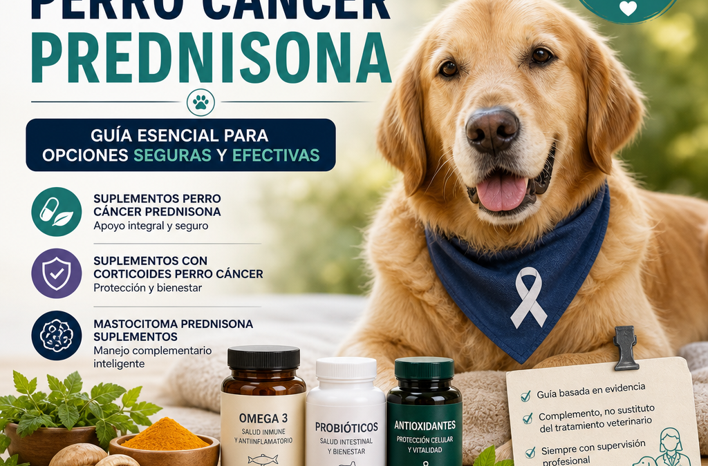 Suplementos perro cáncer prednisona: guía segura y efectiva para elegir