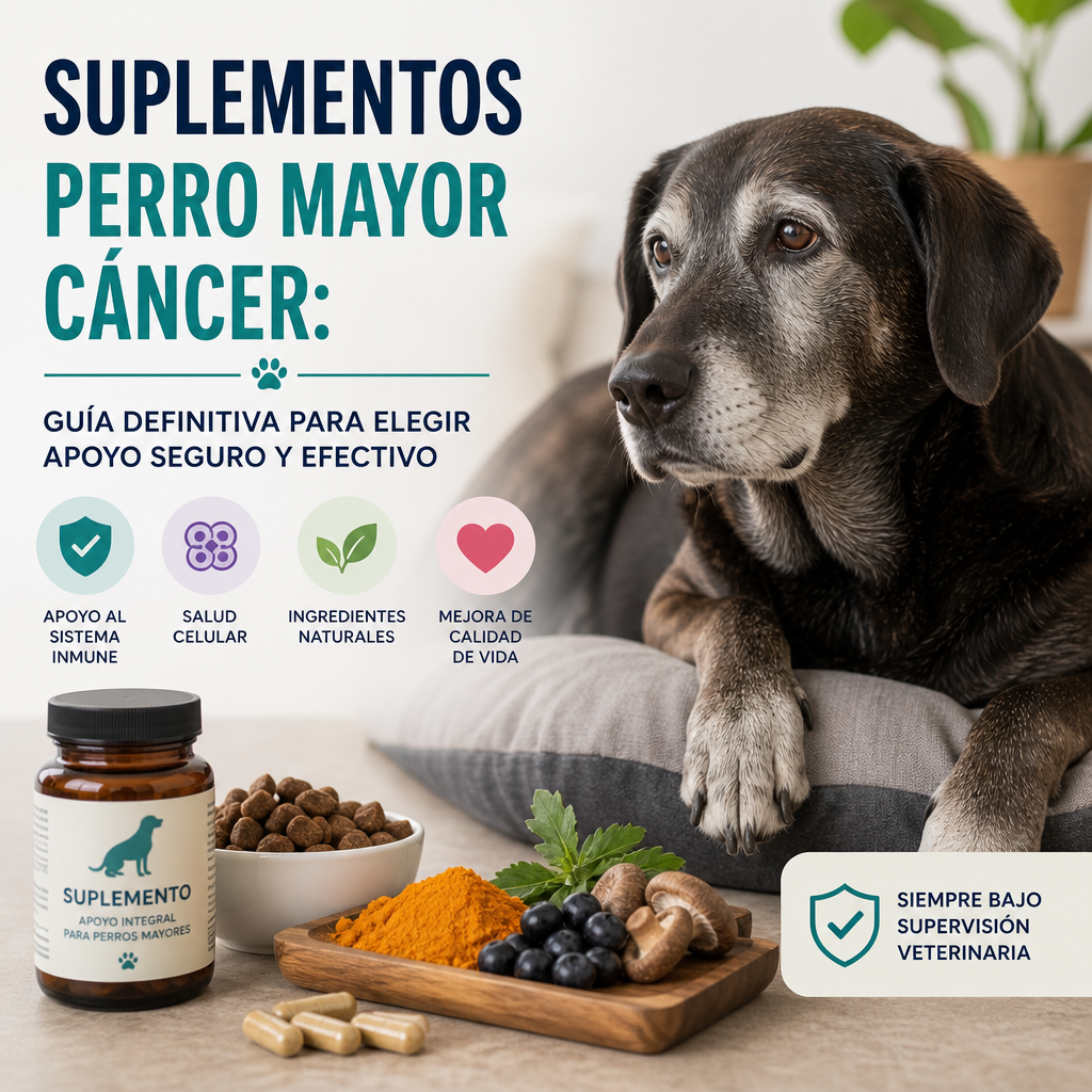 Suplementos perro mayor cáncer: 7 consejos útiles para elegir apoyo seguro y efectivo 4 suplementos perro mayor cáncer illustration