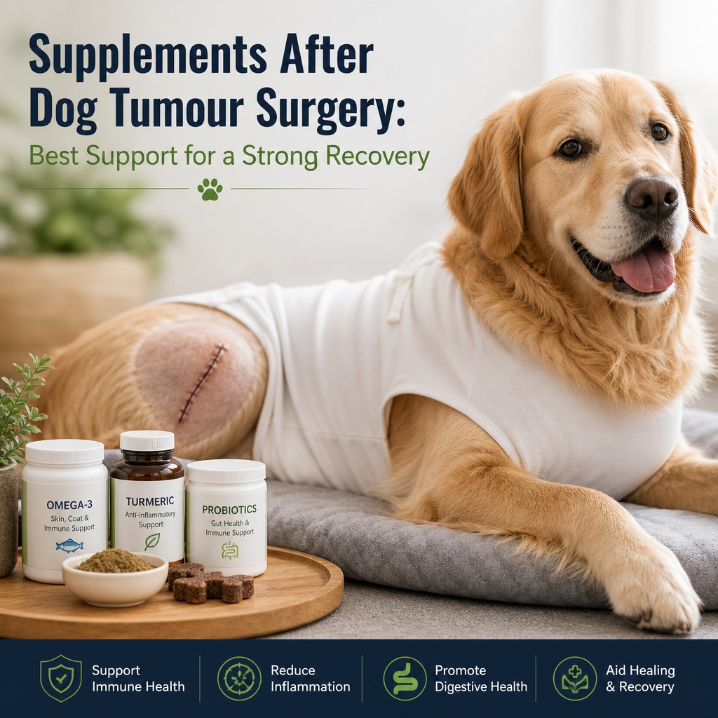 supplements after dog tumour surgery illustration