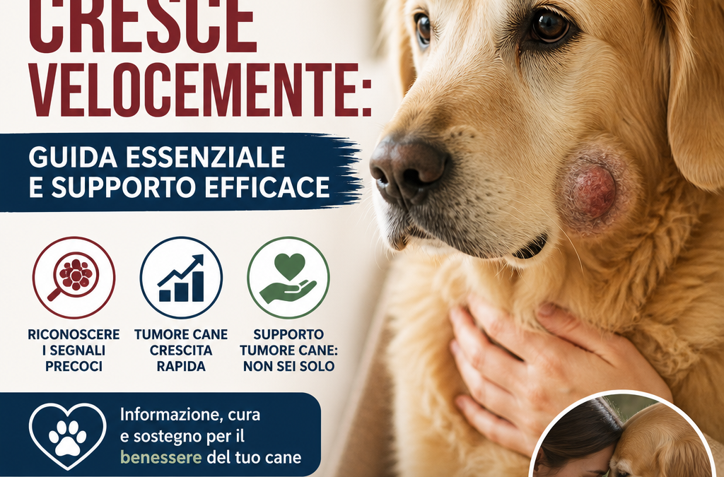 Tumore cane cresce velocemente: 7 segnali essenziali e supporto davvero efficace
