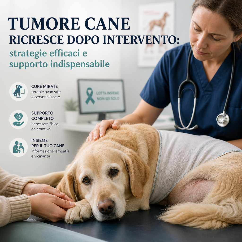 tumore cane ricresce dopo intervento illustration