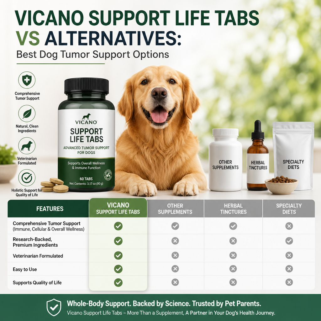 Vicano Support Life Tabs vs alternativer illustration